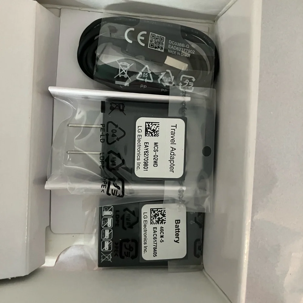 LG A380 Box with Orange and White Design